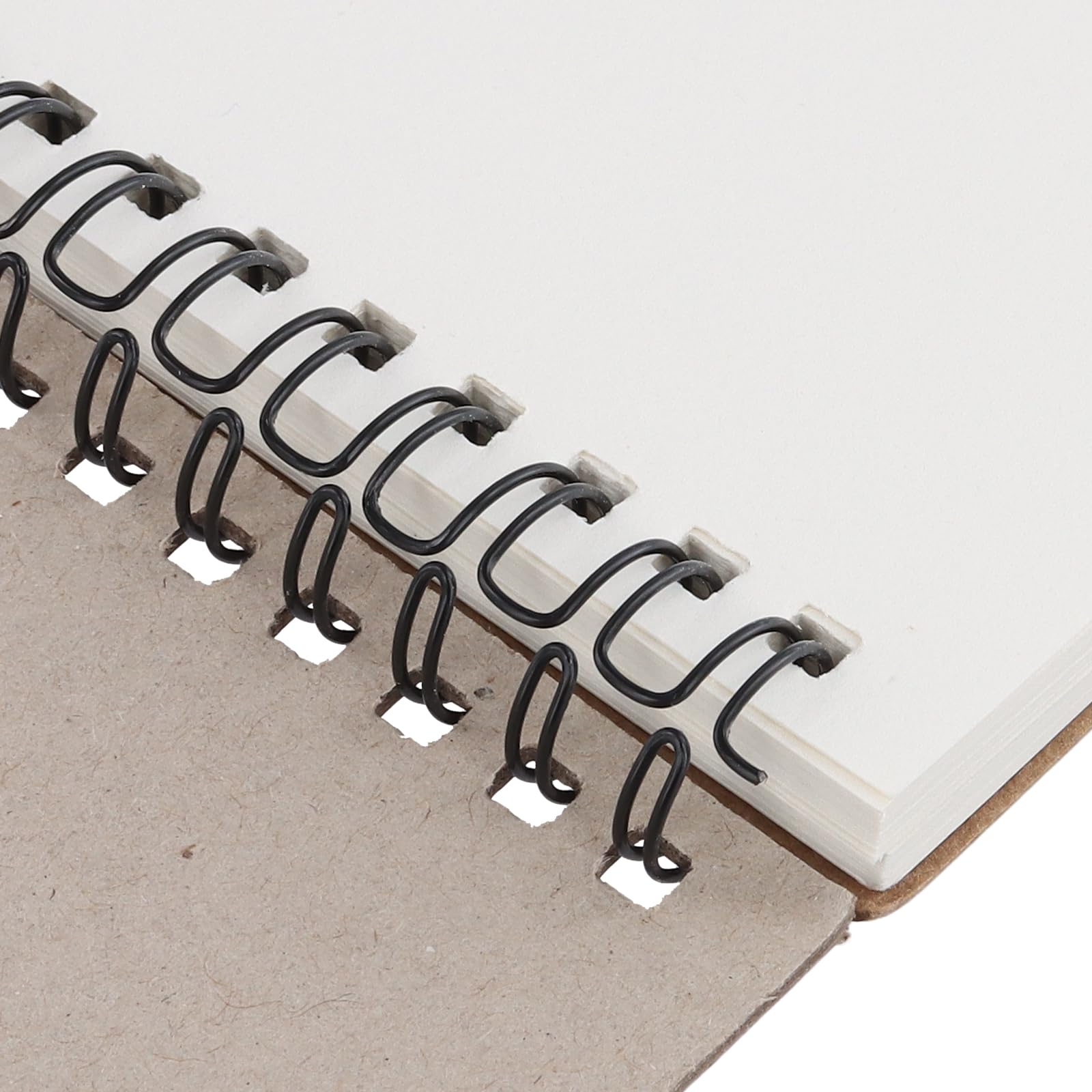 MAKTSAM 6 PCS 160gsm A4 Sketchbook, 60 Pages/30 Sheets Spiral Bound Kraft Paper A4 Sketch Book Landscape Sketchbook - Image 3