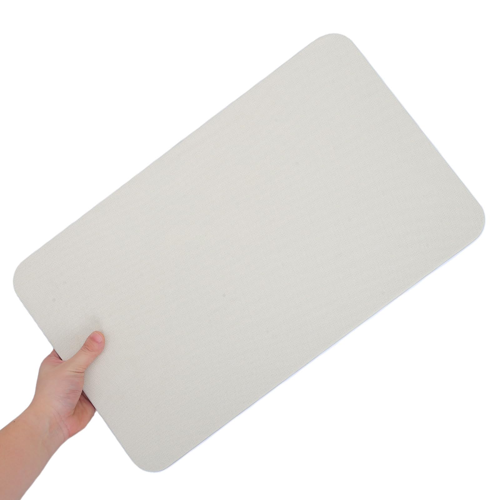 Abaodam Schreibtischabtrennung fürs Büro 50x30cm Freistehend Beige