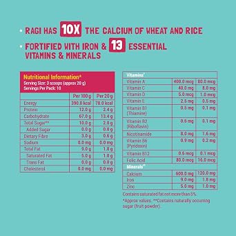 Slurrp Farm Banana Ragi Rice Cereal for Babies & Toddlers | With Milk & Real Fruits | Easy to Digest Baby Cereal | No Added Sugar, No Preservatives | 7.05 Oz (200g)