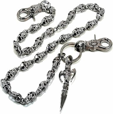 skull wallet chain