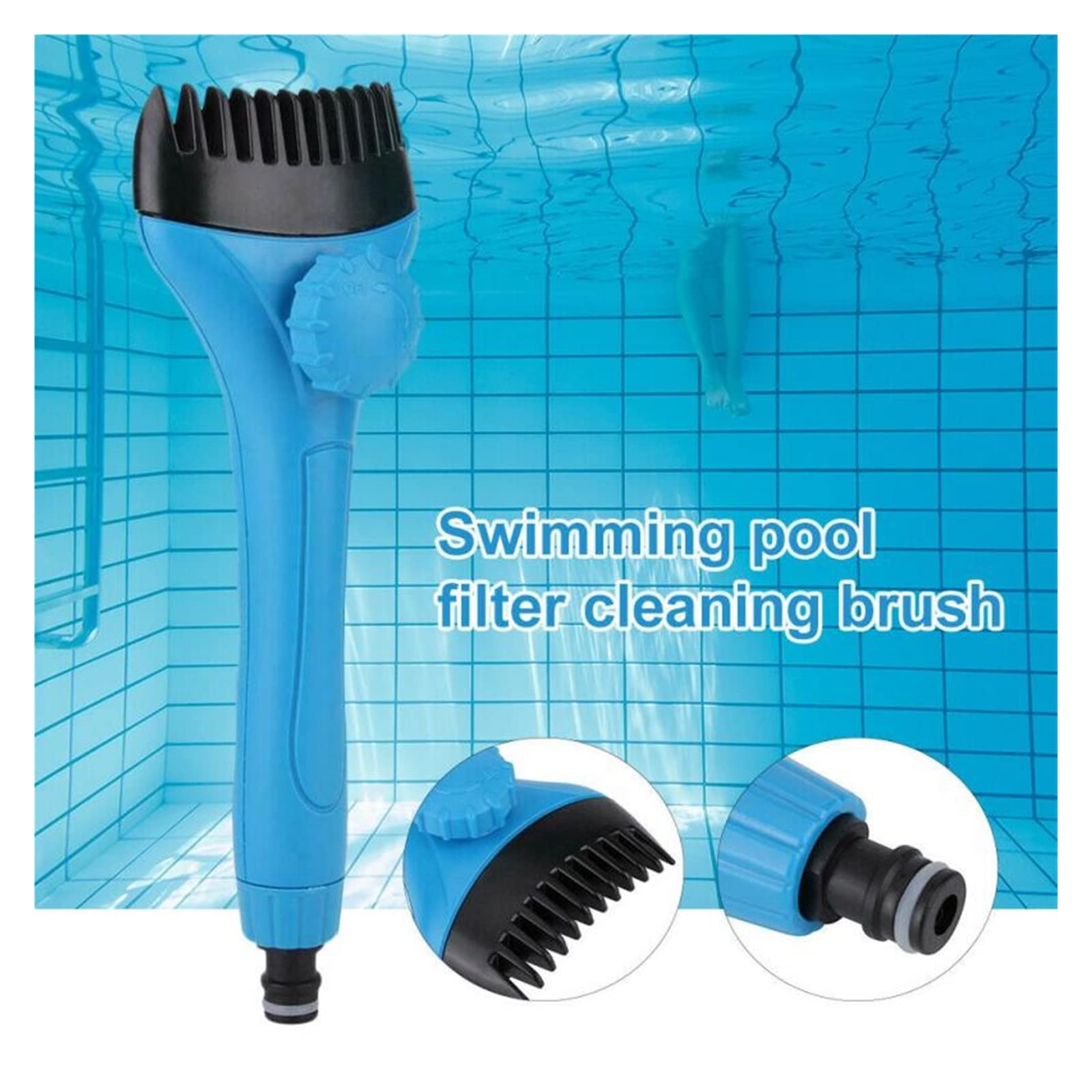aspiradora de Piscina Limpiador de Cartucho de Piscina, Varita de escombros, filtros de bañera, Peine de Filtro, superlimpiador for Piscina, bañera, SPA, Herramienta de Agua