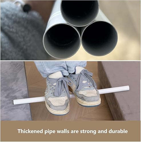 Miniatura 5 de AIKASY Poste de marco de cama con dosel de alta calidad para camas de tamaño California King, postes de metal mejorados, soportes de cama de cuatro