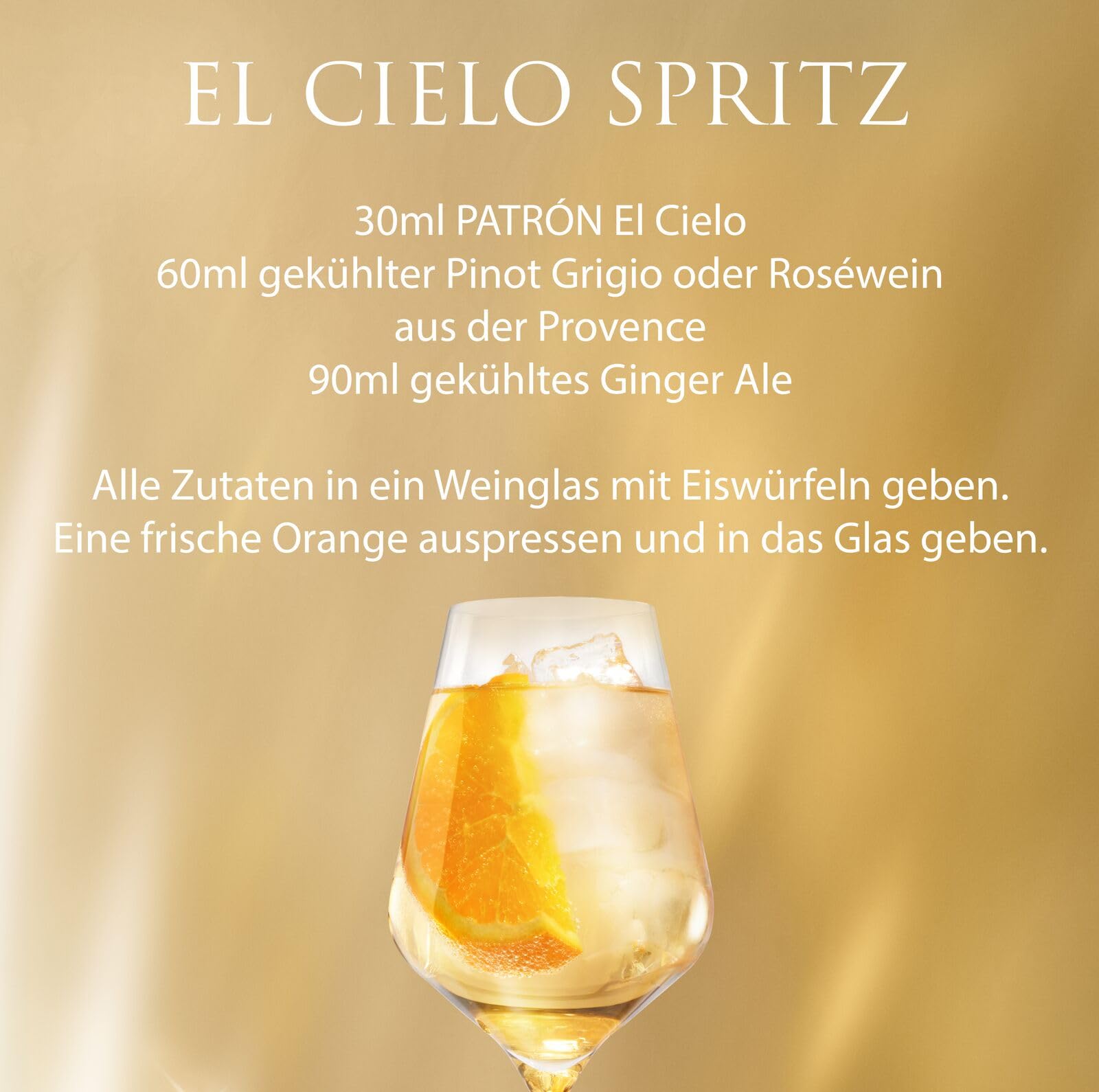 PATRON EL CIELO Premium Silver Tequila, 40% Vol., 70cL / 700mL, Alkohol aus 100% Weber Blue Agave, wird in kleinen Chargen in Mexiko handgefertigt