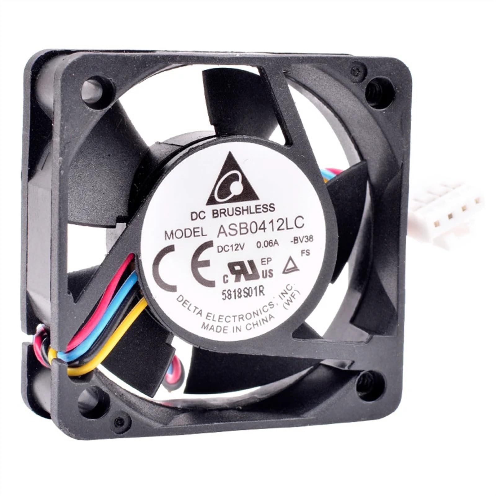 FCARUMIQP ASB0412LC 4cm 4013 40x40x13mm 40mm Fan DC12V 0.06A Quiet 4 line PWM Switch Router UPC Power Amplifier Board Cooling