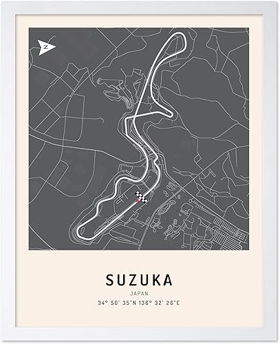 Miniatura 17 de Monem Art - Póster de Barcelona - Impresión de pista de carreras - Arte de España - Arte de pista de carreras de Barcelona - Arte de carreras de