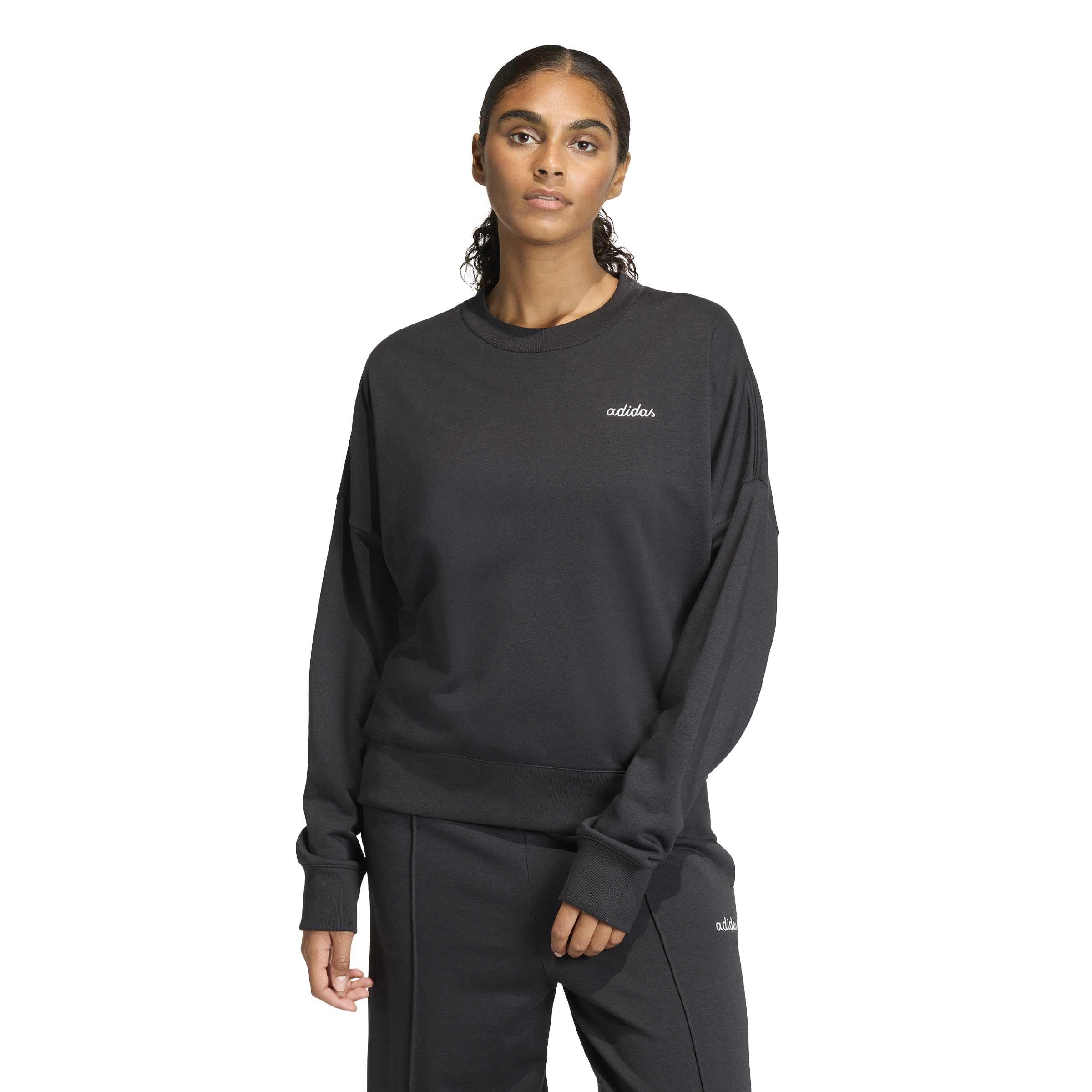 adidas Women's Seasonal Essentials Colorpop Sweatshirt mit aufgestickter Grafik