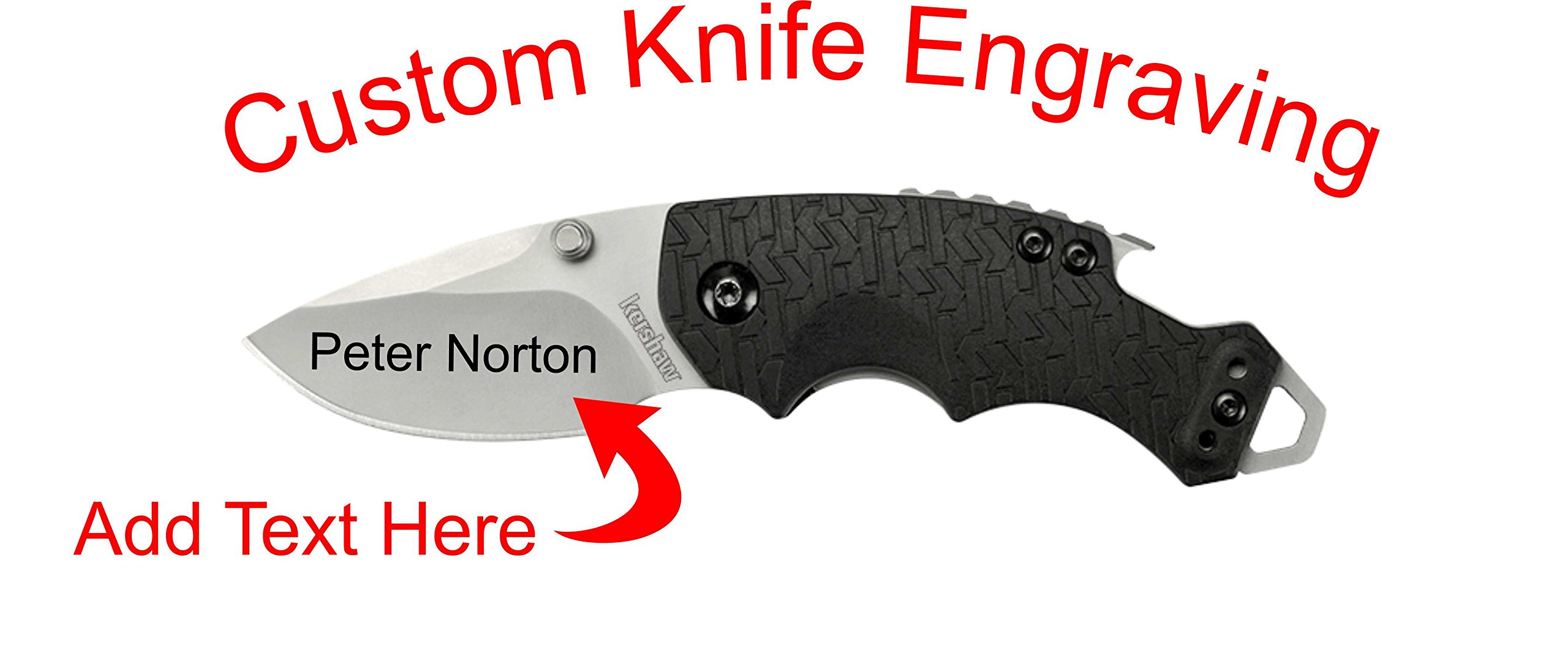 Amazon.com : Kershaw Shuffle Custom Laser Engraved Pocket Knife