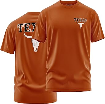 Texas Longhorn Inspired Shirt Collection, Texas Shirt for Men Classic Fit Southern Style Apparel Tee Top