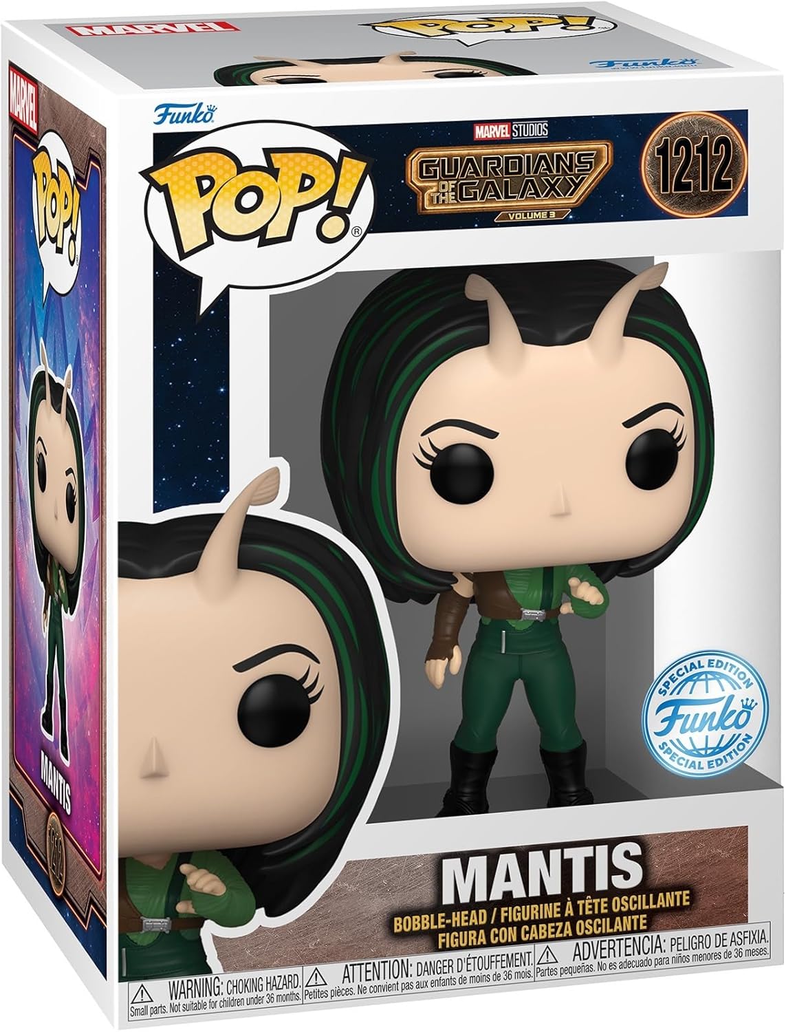 Funko POP! Vinyl: Guardians of The Galaxy 3 - Mantis - Guardians of The Galaxy - Amazon Exclusive - Collectable Vinyl Figure - Gift Idea - Official Merchandise - Toys for Kids & Adults - Movies Fans