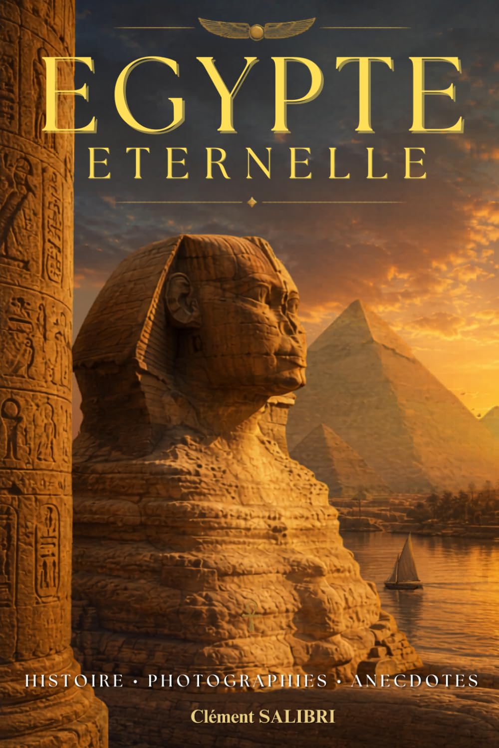 Egypte éternelle: Voyage au cœur des pyramides, des pharaons et de l’histoire de l’Égypte. Photographies, histoire et anecdotes sur l'Egypte. Livre sur l'Egypte