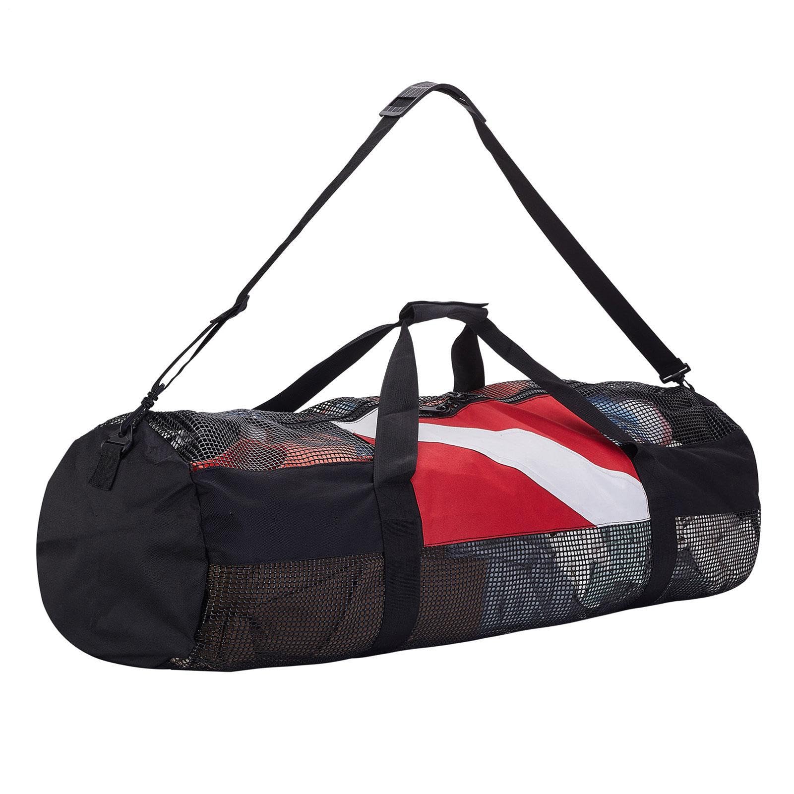 Borsa a rete subacquea - portatore di attrezzature per immersioni, sacchetto d'acqua leggero | 30.3x13.4x13.4in Organizzatore di zaino per lo snorkeling pesante, borsa di utilità a nuoto di drenaggio