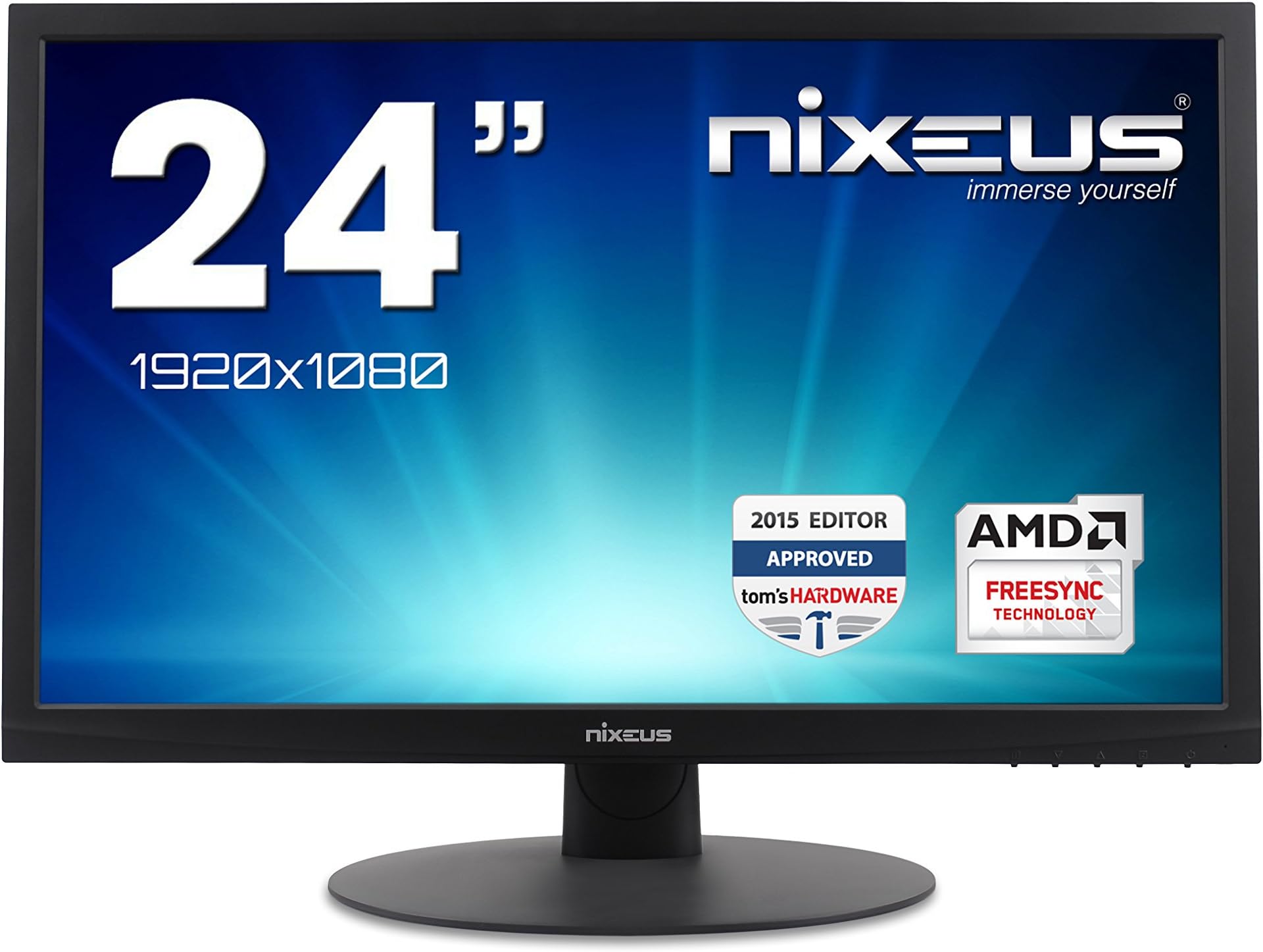 Nixeus 24in, 1920x1080, Full HD, 144Hz, FreeSync, LED Backlight Gaming Display Monitor (NX-VUE24B)