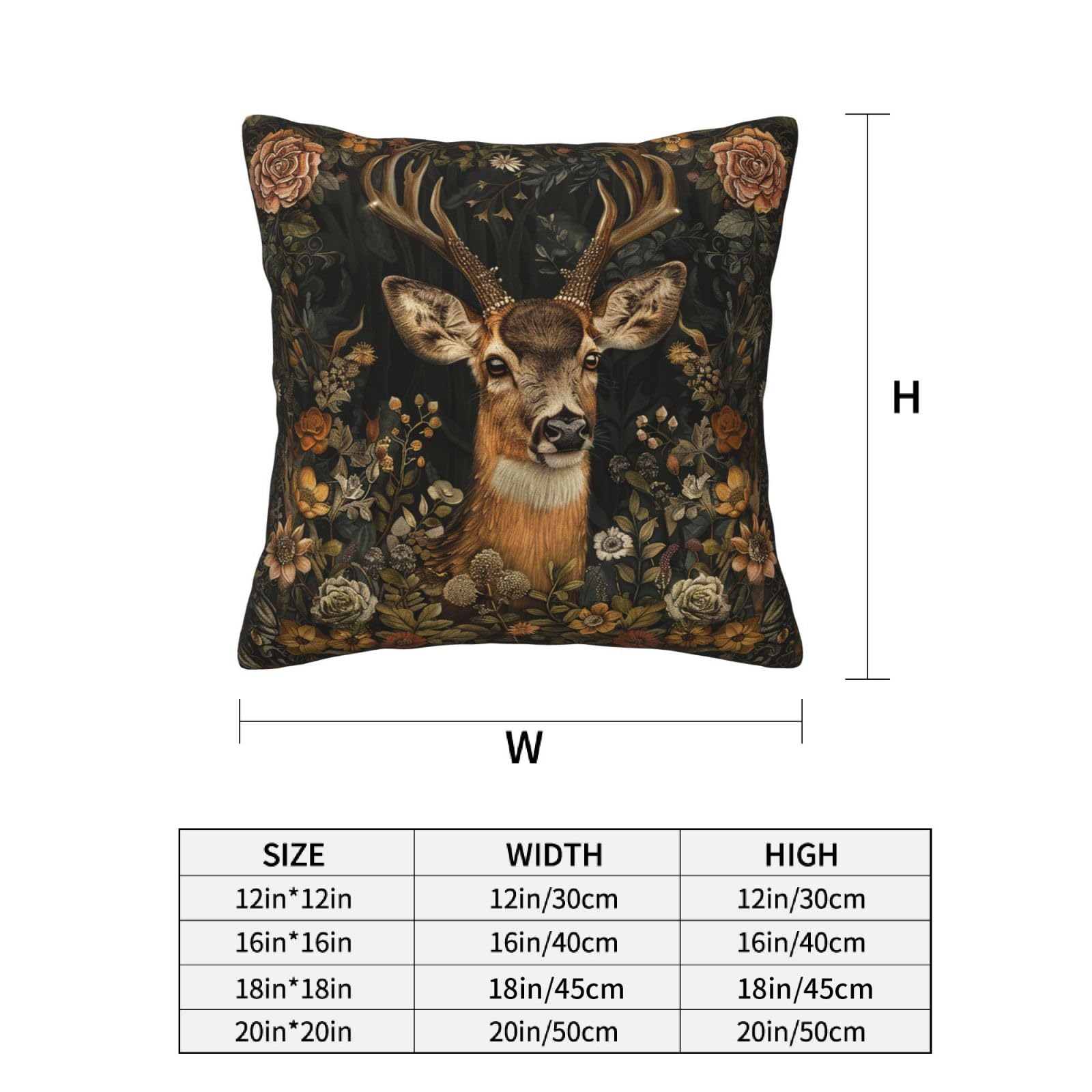 Redland Art Housse de Coussin en Lin avec Motif Teckel Mignon pour Voiture, canapé, décoration d'intérieur, 45 x 45 cm