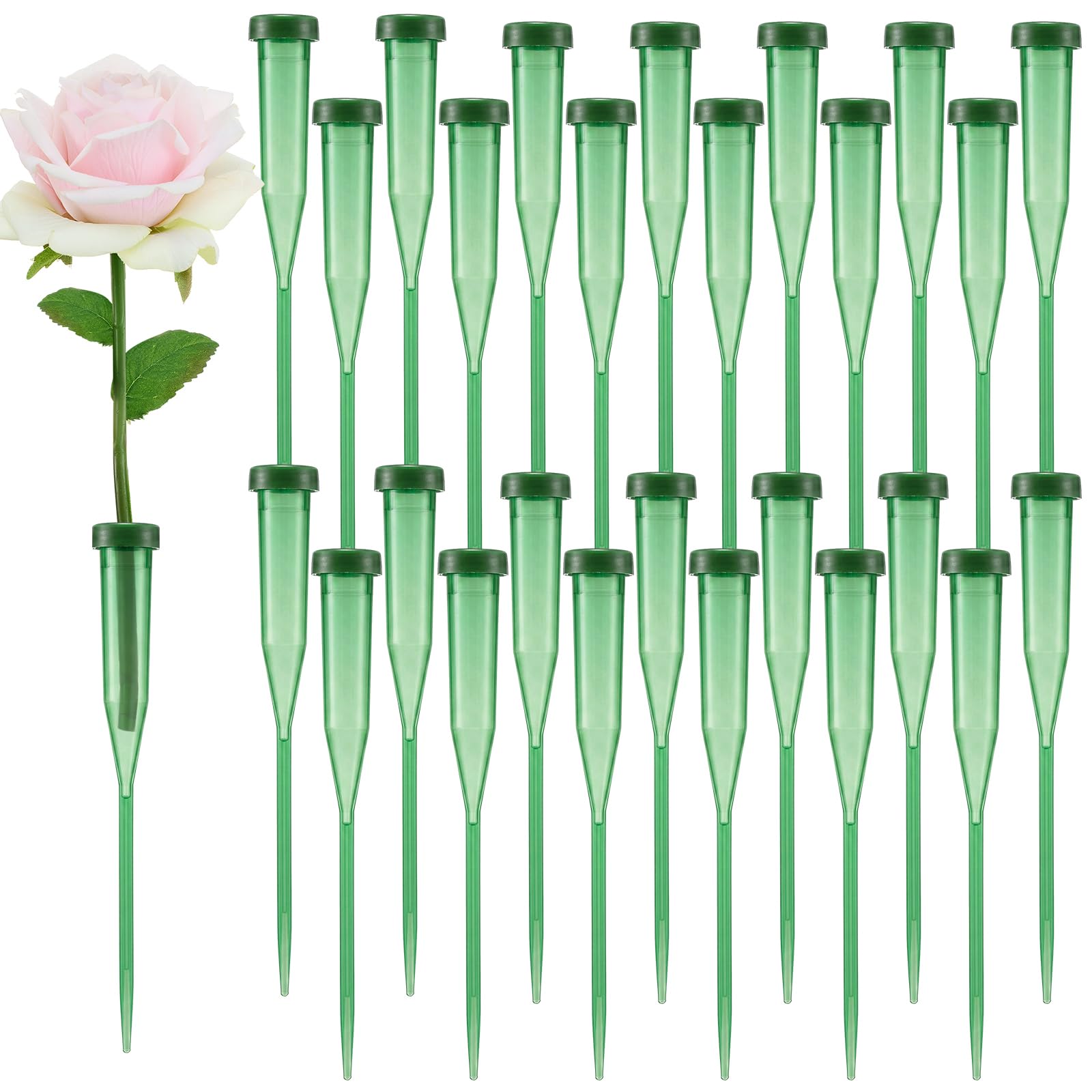 Tessco for you 90 Pcs Floral Water Tubes 6 Inch Green Floral Tubes