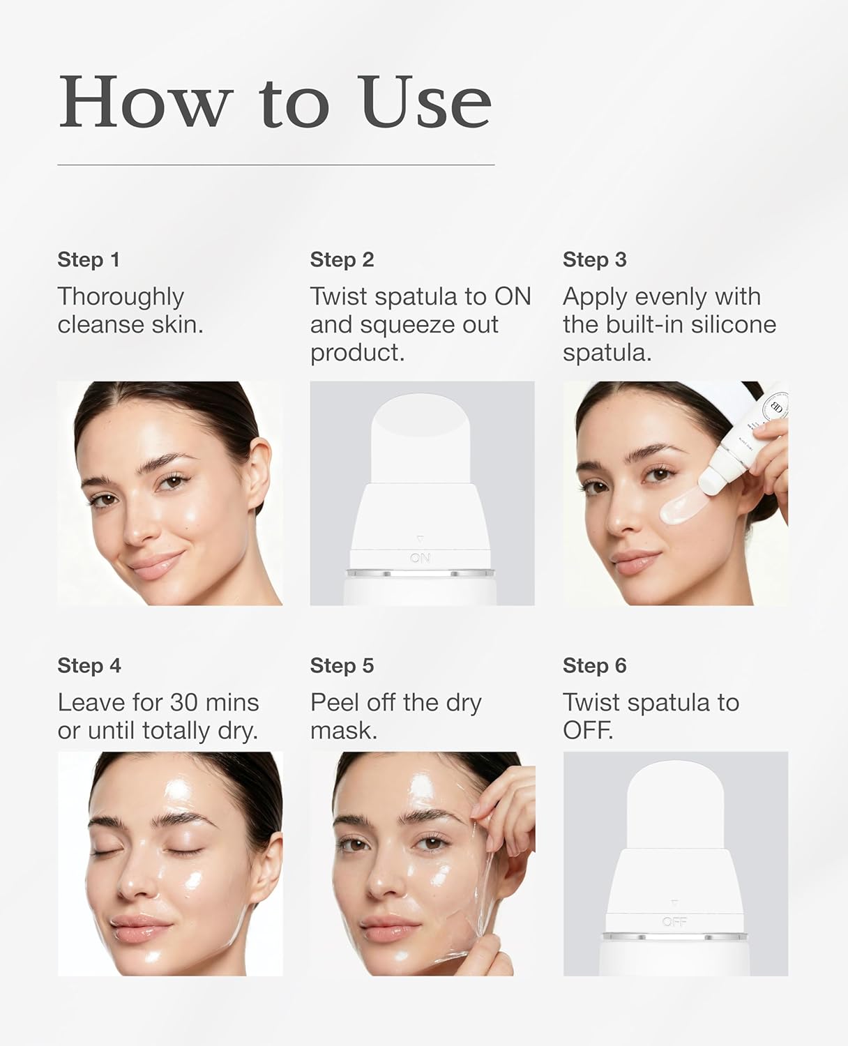 Nuborn Cell Dalgyal Mask | Korean Collagen Face Mask with Bakuchiol Serum | Hydrating Peel Off Mask | Glass Skin Face Mask 65ml (2.19 fl oz) - Image 6