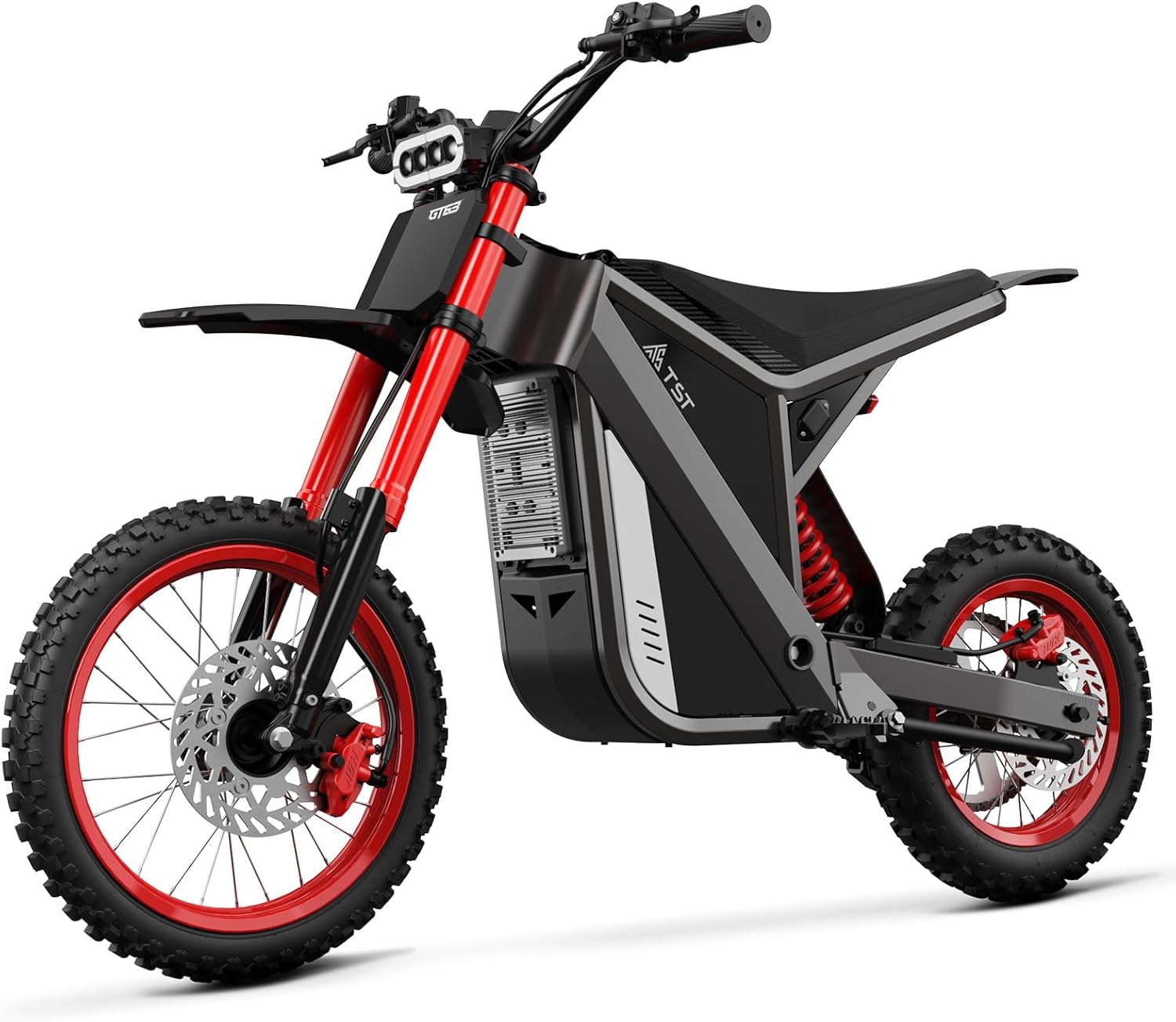 Electric Dirt Bike for Adults & Teens,Peak 2200W Motor 210Nm Electric-Motorcycle, 48V 22.5AH Battery Ebike,50 MPH,53 Miles,14"/12" Tire Off-Road Electric Motorcycle,Dual Hydraulic Brakes