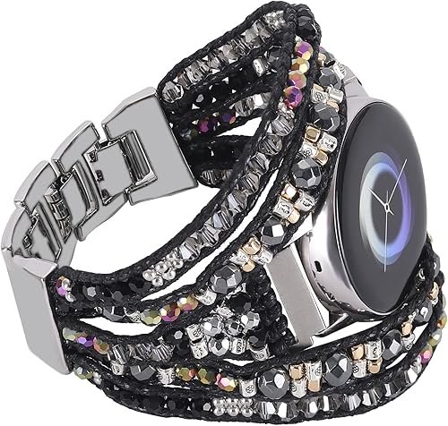 REALSIGN Correa de reloj bohemia hecha a mano de 0.787 pulgadas compatible con Samsung Galaxy Watch 6 5 4 1.575 in 1.732 inWatch 4 Classic 1.654 in