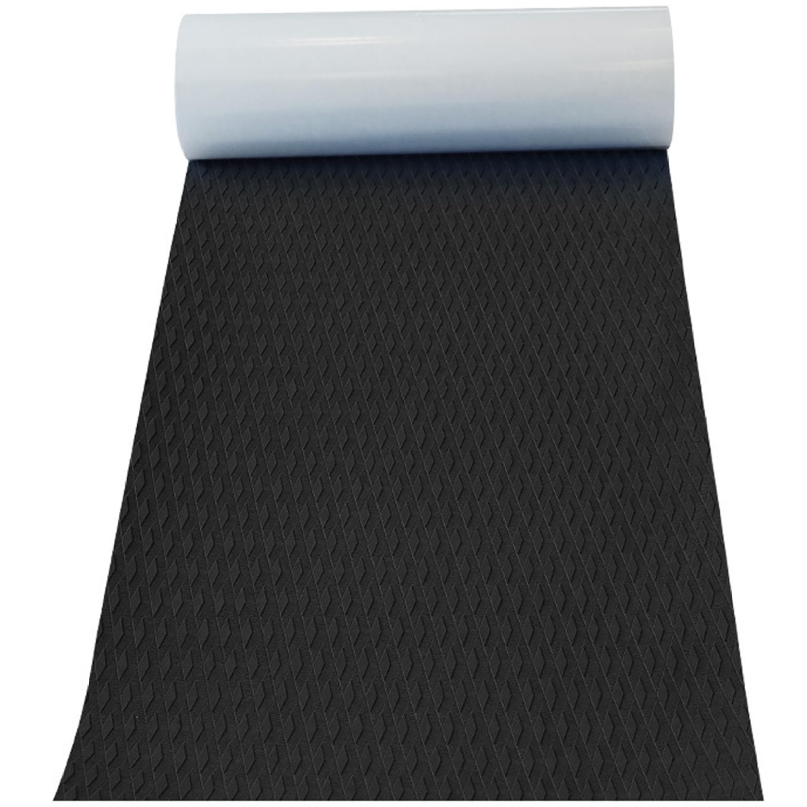 Tampon de Traction de la Planche de Surf, Pad de Traction de Surf EVA de 36x15 Pouces Non glissé, padboard de Surf Noir résistant aux UV, Accessoires de Surf Robustes en Eau