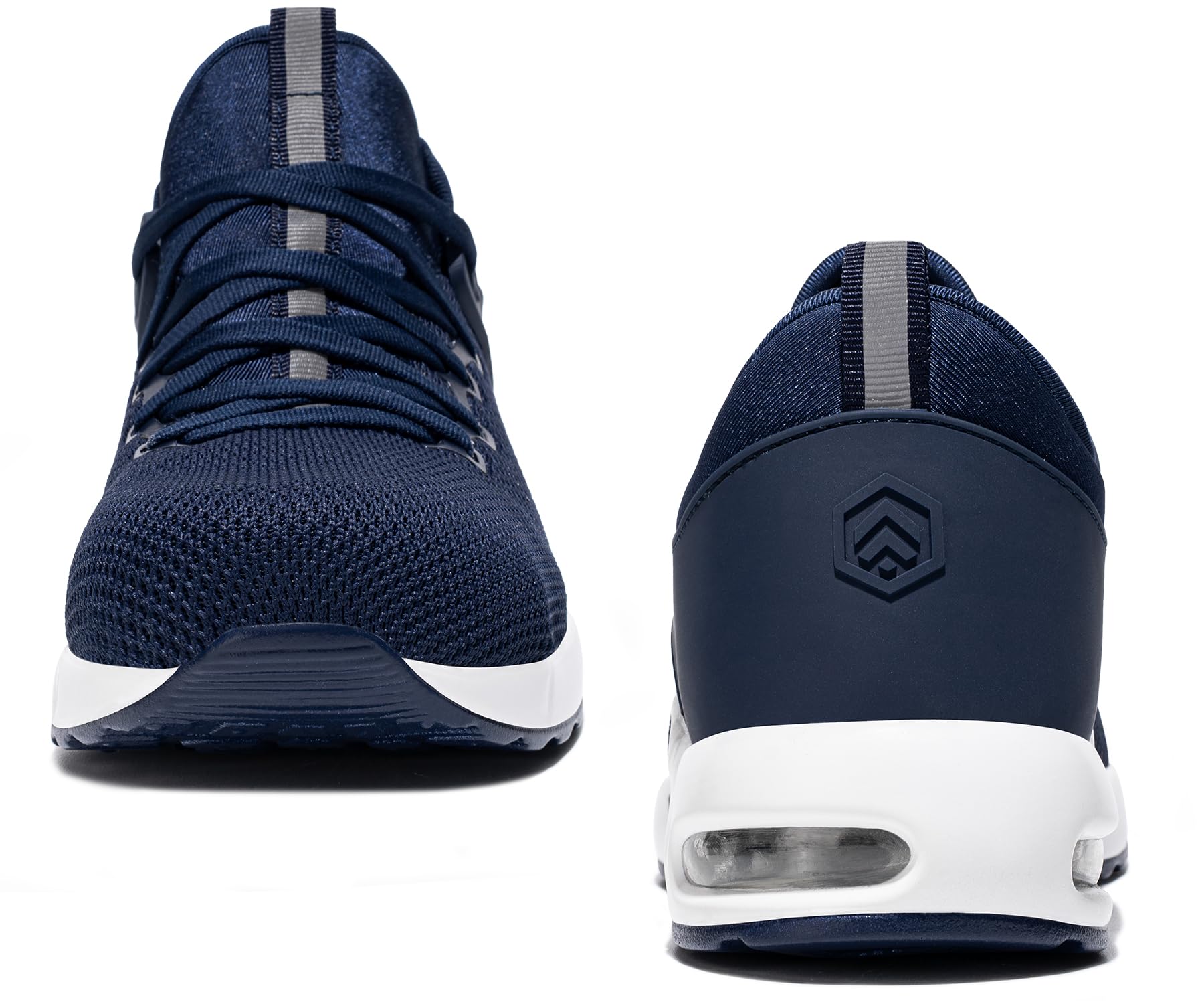 LARNMERN Zapatillas de Seguridad Hombre Slip-On con Puntera de Acero - Antideslizantes, Ligeras y Cómodas