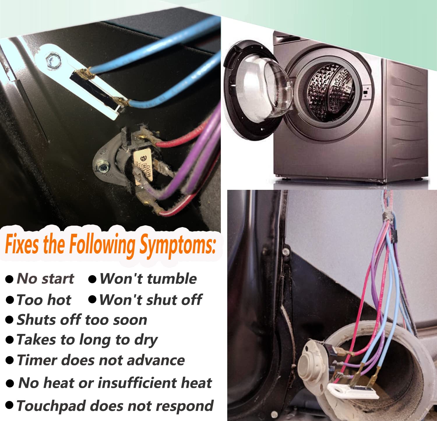 3392519 Elementi Riscaldanti Asciugatrice Fusibile Termico