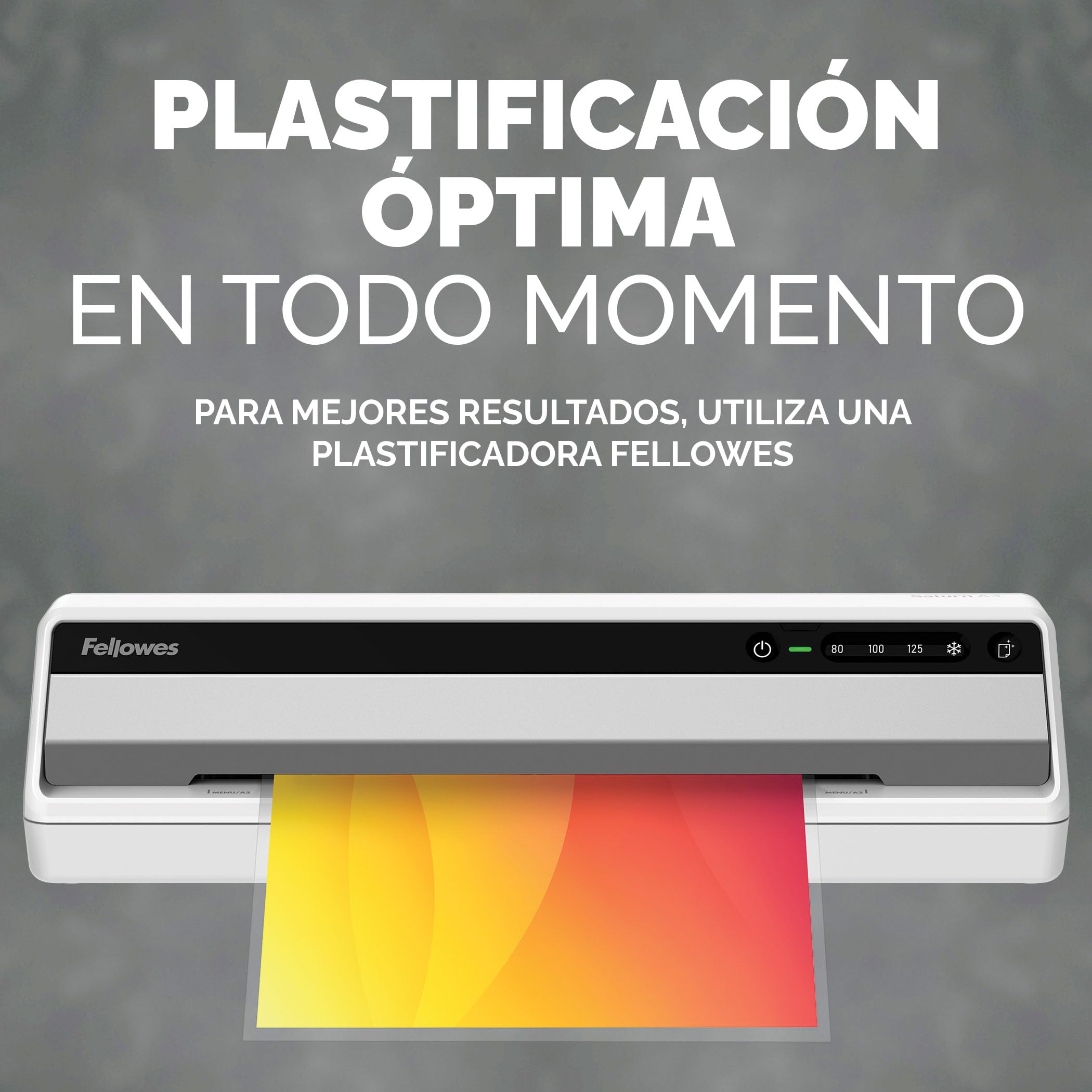 Fellowes Fundas de plastificar A3, Pack de 100 Acabado brillo, Fundas plastificación para hogar, escuela, oficina, Adecuadas para póster, carteles, documentos, Compatible con todas las plastificadoras