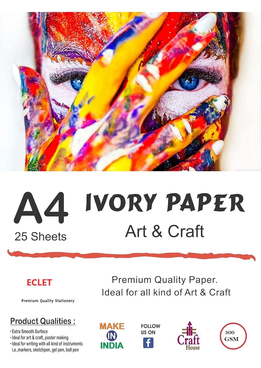 Eclet A4 Size, 225 GSM Smooth Finish Ivory Drawing Paper Sheets, White, 8.25x11.5 Inch, Combo Pack of 25 Sheets(A) (B0CKXZY8YQ) Amazon Price History, Amazon Price Tracker