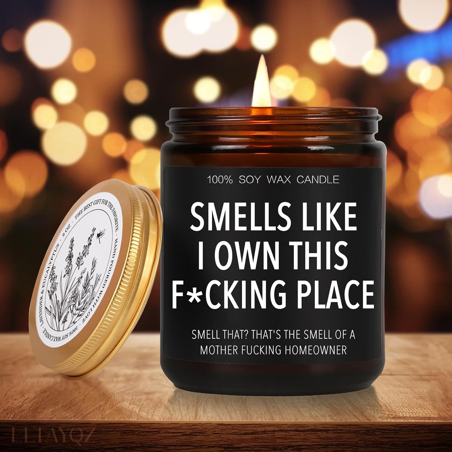 Funny House Warming Gifts for New Home Women Men Couple, Smells Like I Own This Place Candle, Best Housewarming Gift 2026, Closing Gifts for Home Buyers, New Homeowner, First Apartment Essentials-18