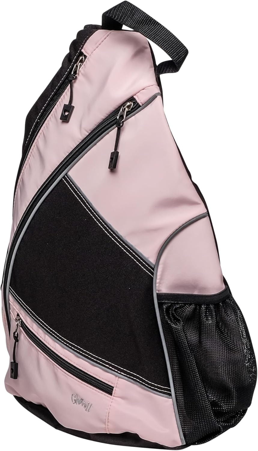 Glove It Sling Bag - 19 in x 13 in. Pickle Ball Bag w/Adjustable Strap, Clip-On Shoe Bag Included, Functional Pickleball Bag.