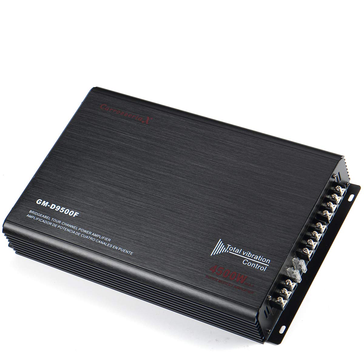 YONGYAO 12V 4500W Coche Audio Estéreo Potencia Amplificador Subwoofer Envolvente estéreo 3D de 4 Canales Clase A/B
