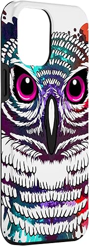 Miniatura 3 de Funda de regalo para iPhone 14 Pro Max Spalt Owl Color Paint Design Cool Bird Animal Lover