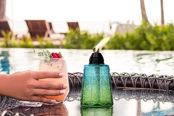 Backyadda Tiki Torch Wick Replacements, 12 Pack, Long Life Planet-Friendly Fiberglass Wicks for Tiki Torch Canisters, Table Top Lanterns, and Citronella Burning Torches. Super Absorbent.