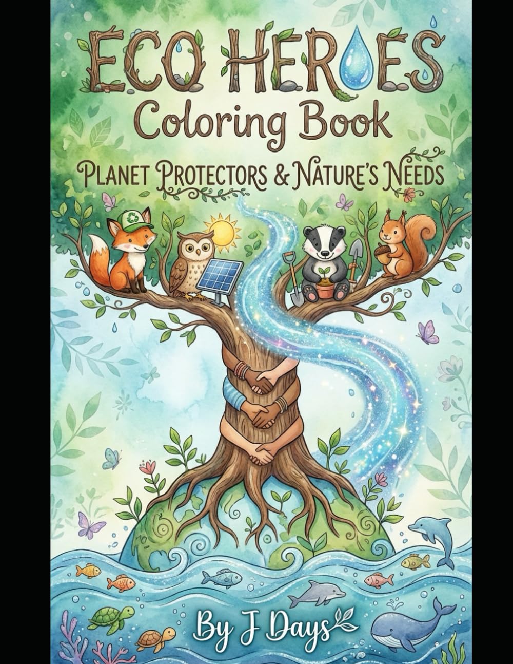 Eco Heroes Coloring Book: Planet Protectors & Nature's Needs