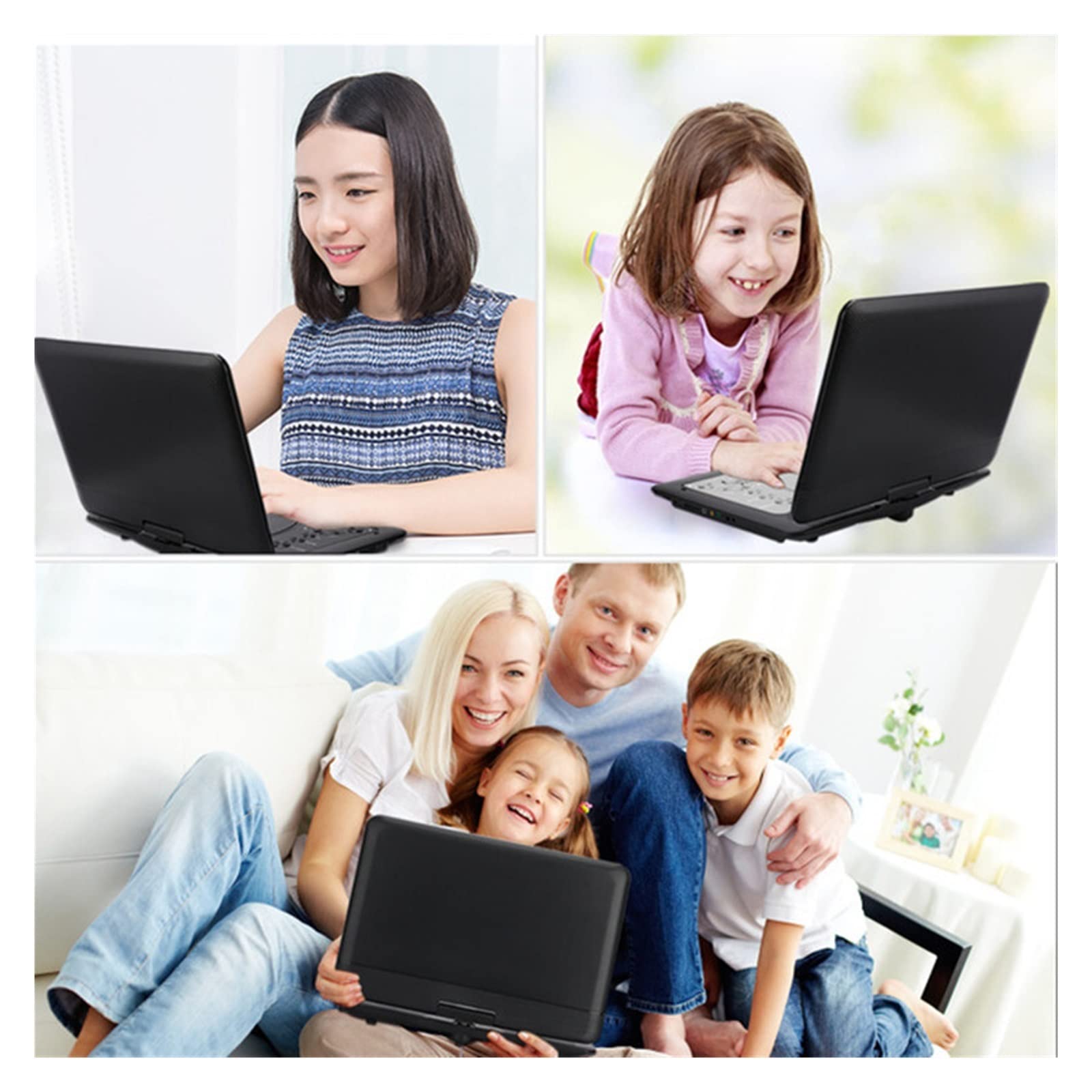 15,6 cala przenośna konsola DVD CD EVD VCD MP3 odtwarzacz MP4 15,6 cala LED ekran LCD HD E-book gra TV wejście USB wyjście AV