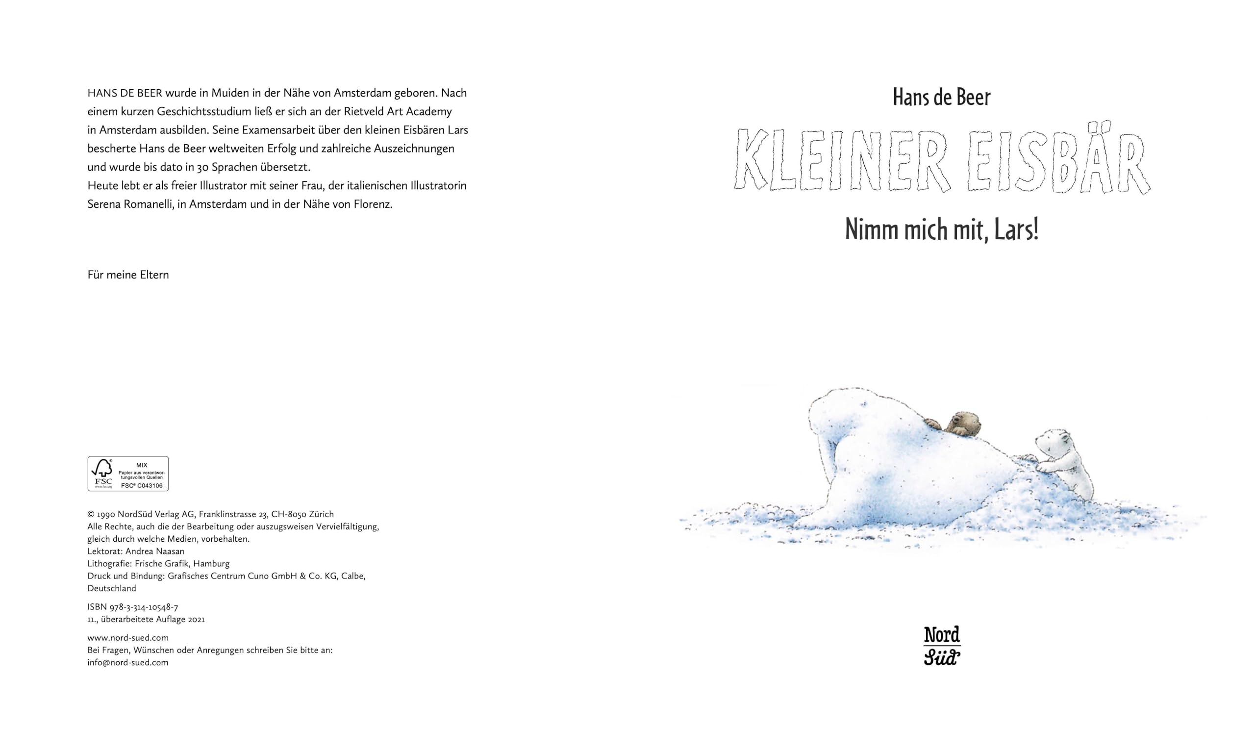 Kleiner Eisbär – Nimm mich mit, Lars!: Bilderbuch