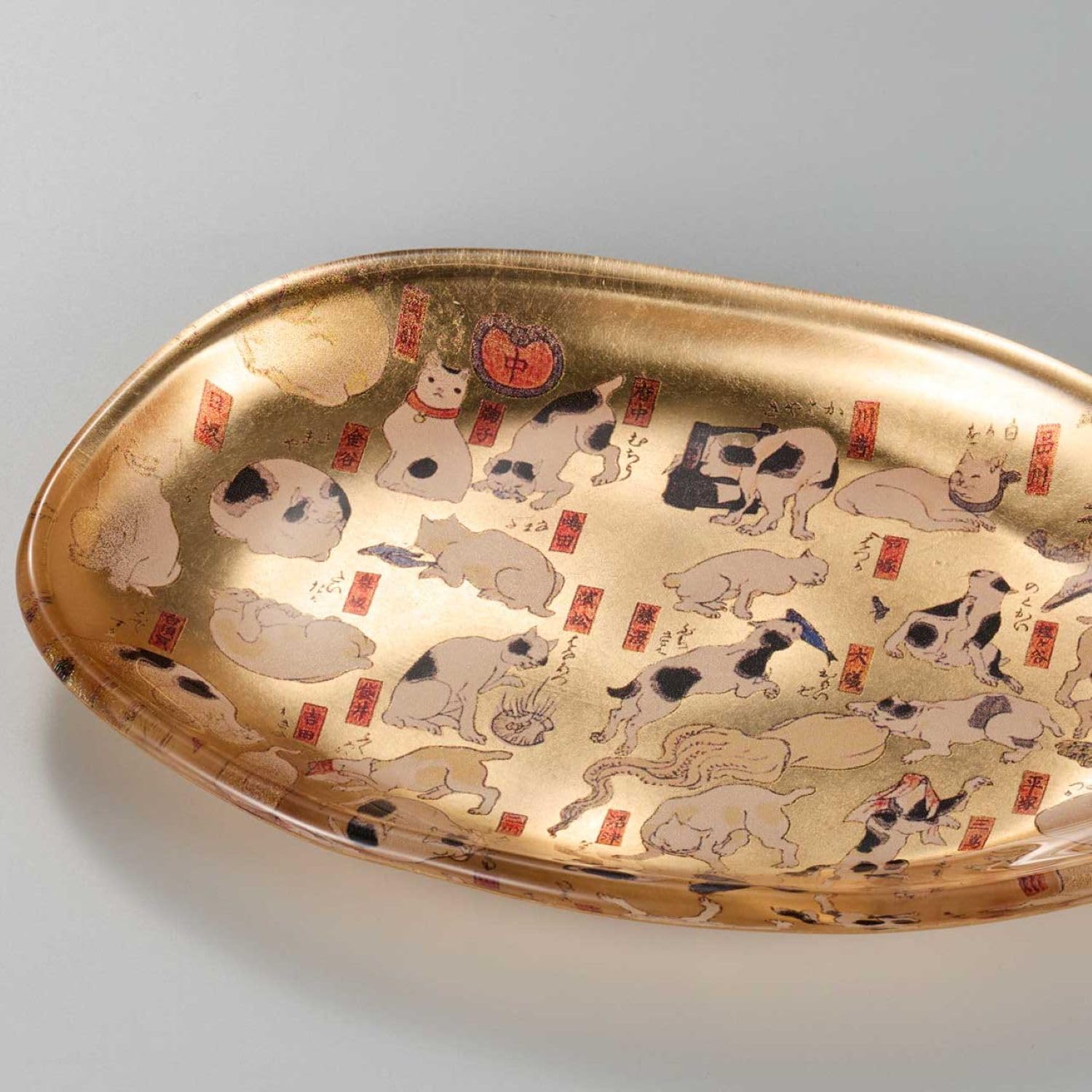 大阪万博 会場限定】箔一 ミャクミャク 金箔 箔名画 ガラストレー