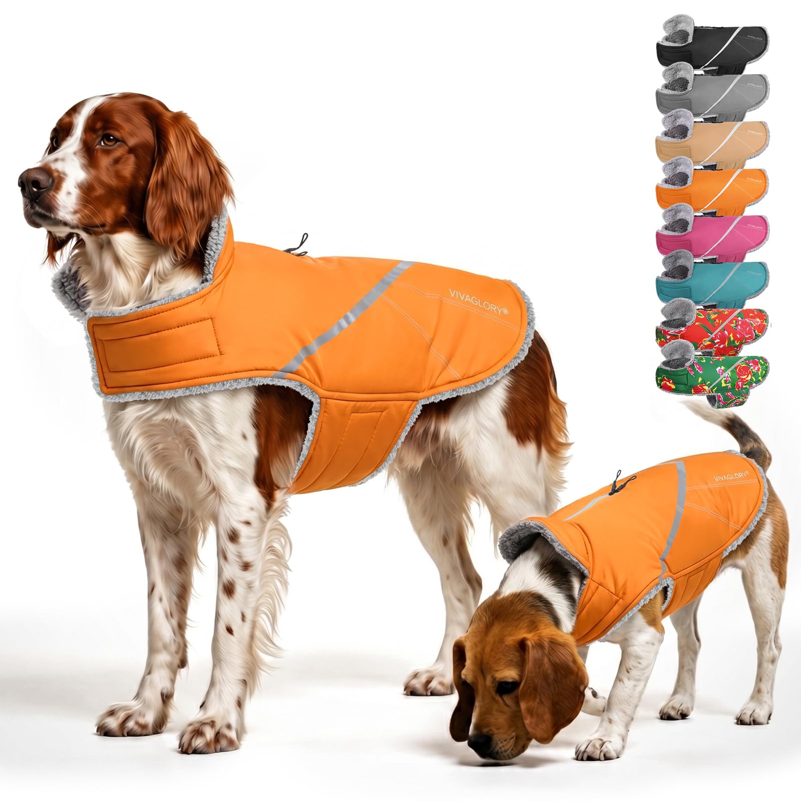 VIVAGLORY Dog Jacket Warm Snowrap Vest