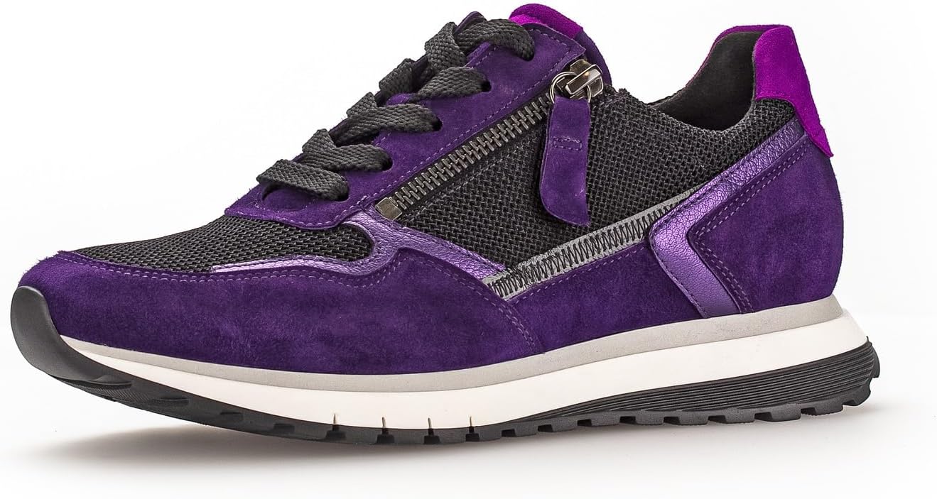 Gabor Hollywell Wide Purple Multi Womens Trainers 36.378.49