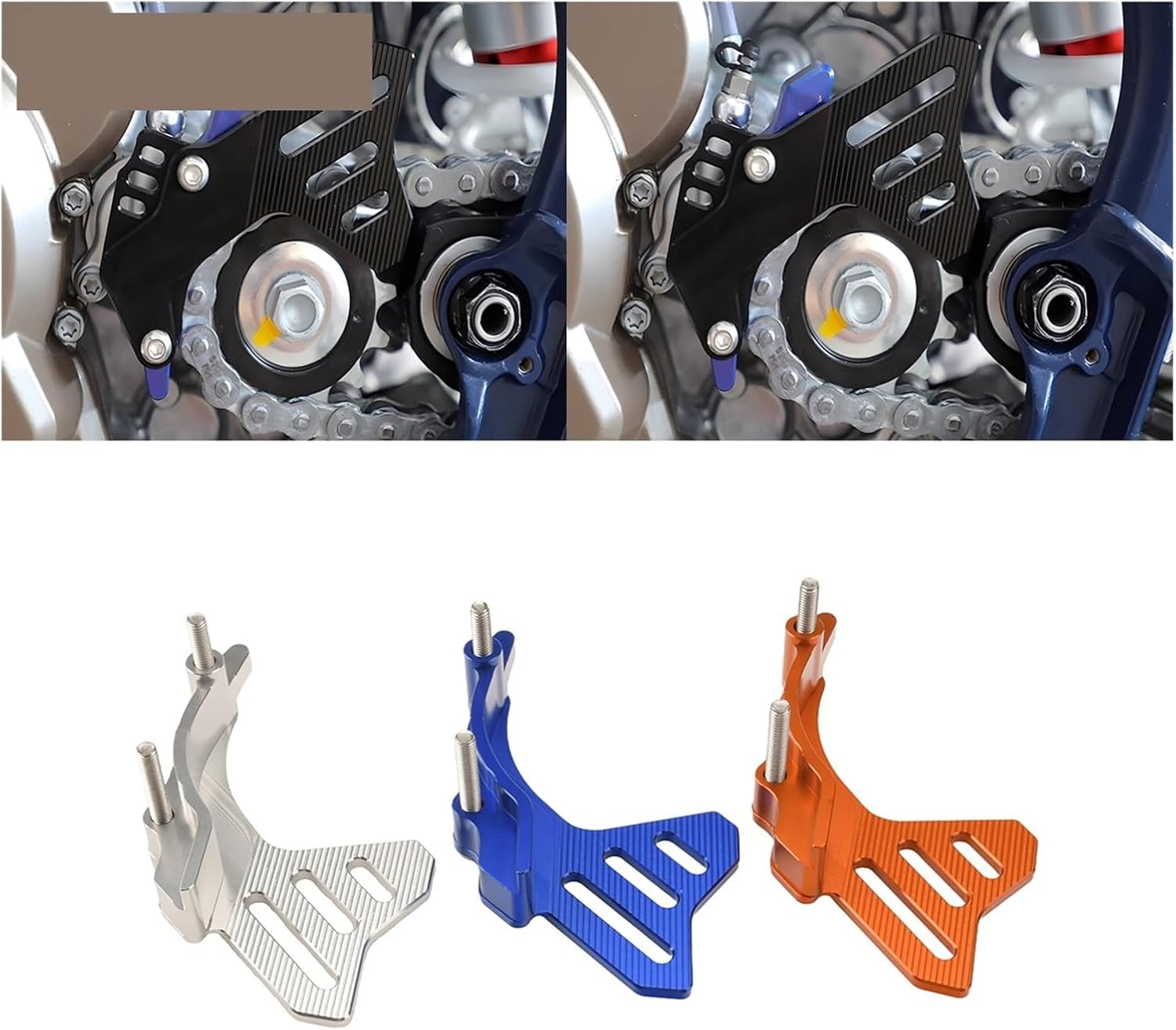 Front Sprocket Cover Case Saver Protector Chain Guard Compatible with EXC EXCF SX XC XCW TPI TC TE TX(Orange)