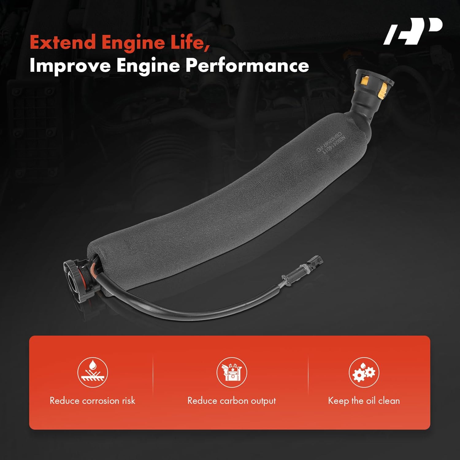 A-Premium Engine Crankcase Breather Hose Compatible with BMW 325xi, 330xi, 2006, 525xi, 530xi, 2006-2007, 3.0L