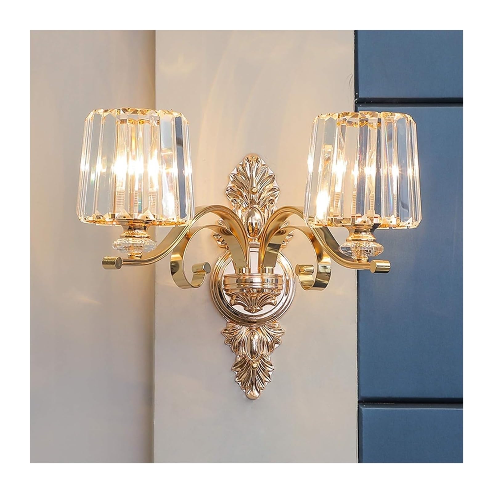 HXYSXHJUO Light Luxury Crystal Wall Lamp TV Background - Mounted Lamps, Pendant