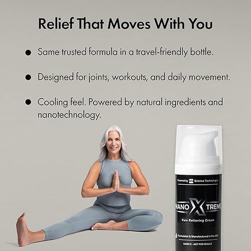 Miniatura 8 de Crema para aliviar el dolor, tópico de acción rápida para molestias musculares, articulares y nerviosas, fórmula de absorción profunda y duradera