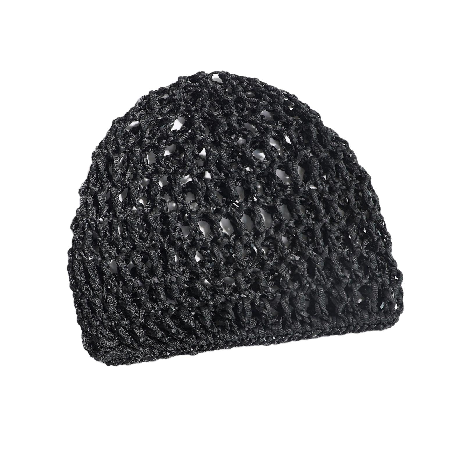 Merishopp Mesh Crochet Hair Net Snood Elastic Soft for Women Breathable Crochet Beanie Black | Clothing, Shoes & Accessories | Womens Accessories | Hats-picture-8