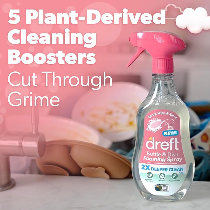Dreft Limpiador Multiuso en Espuma para Biberones y Platos 532 ml miniatura 6