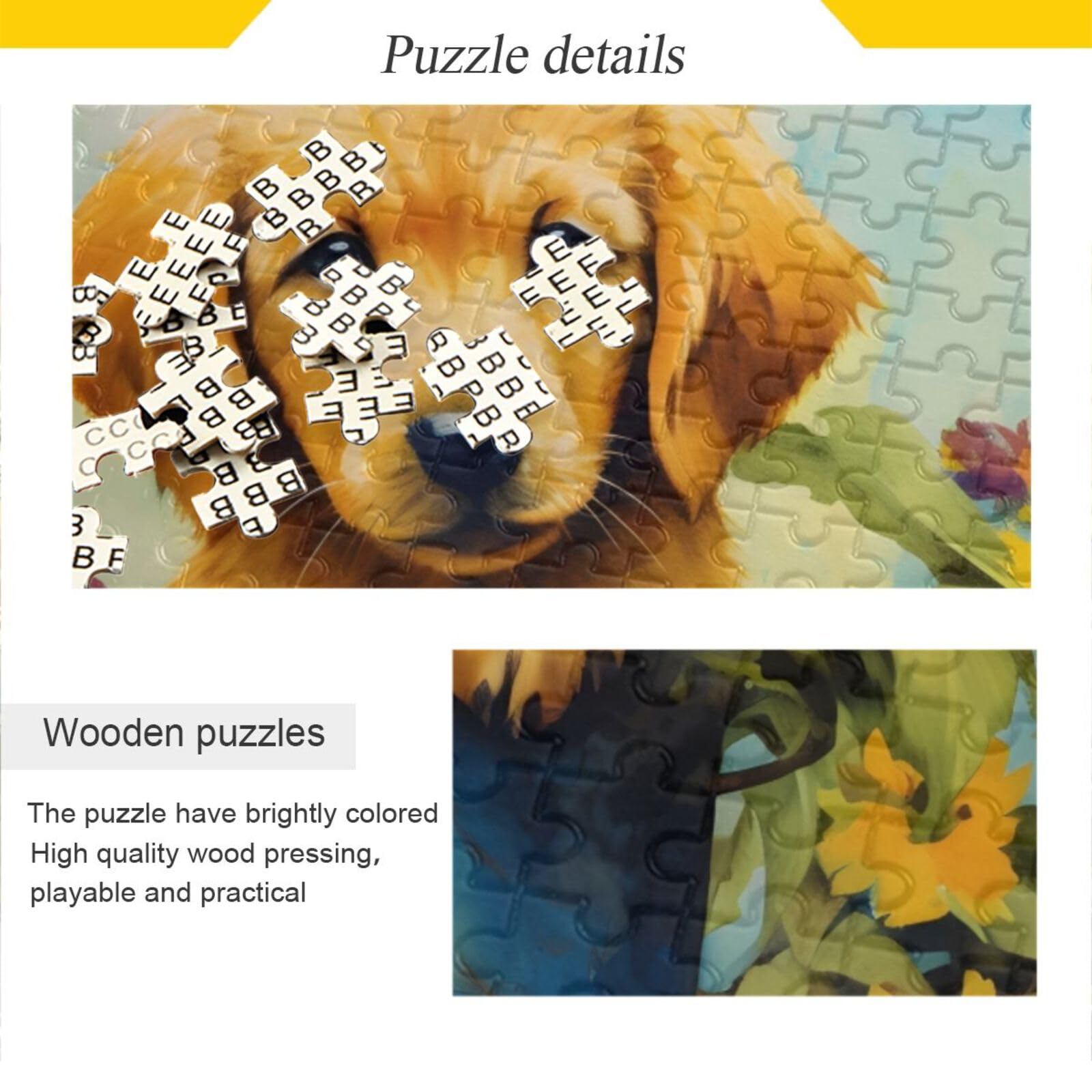 Amazon.com: WOIWB Lavender Floral Jigsaw Puzzle 500 Piece Adults