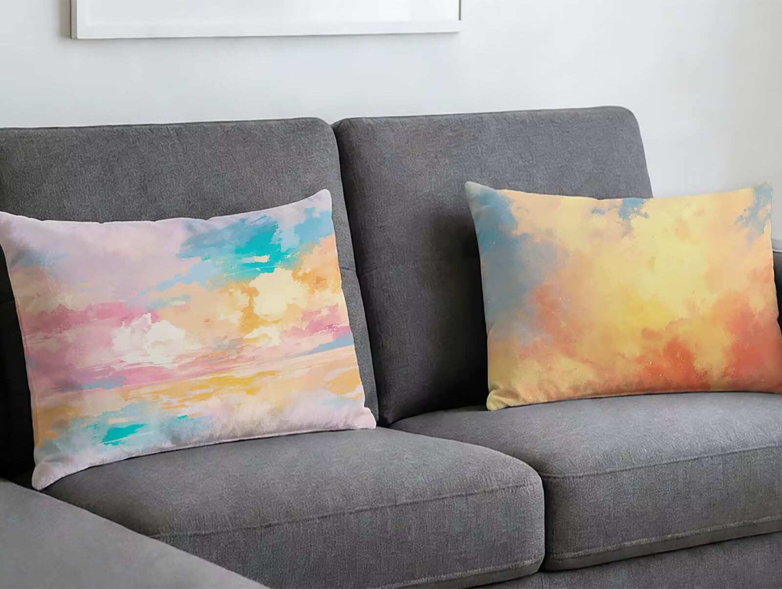 Housse de coussin 60x90 anti-glisse en velours, résout le problème des oreillers sans maintien