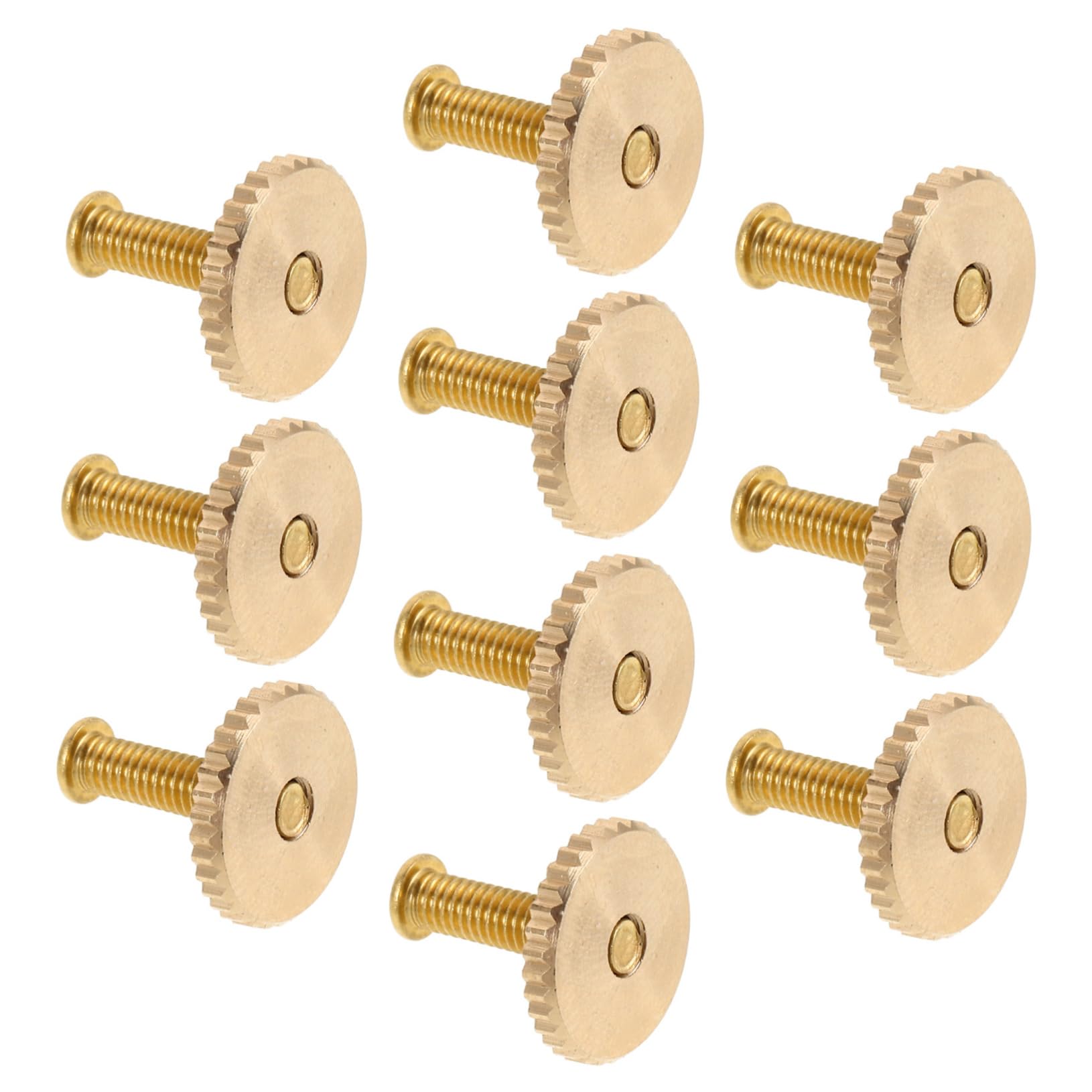 VILLCASE10 Sets Screw Cap Badge Pin Backs for Crafts Pins Findings Locking Pin Back Brooch Making Pins Brooch Making Pins Crafting Supplies Pin Screw with Caps Pin Back for Craft Metal VILLCASE