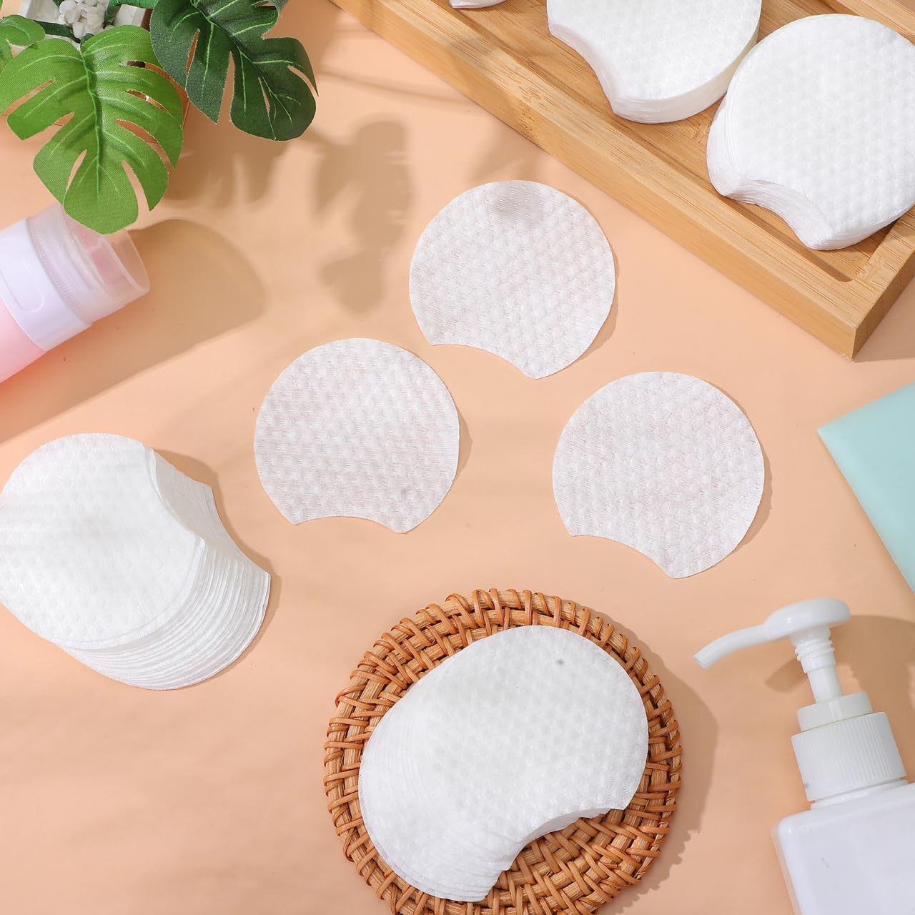 600PCS Thick Facial Cotton Pads Makeup Remover Rounds for Skincare