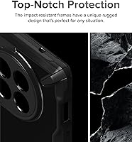 Vista 3 de Ringke Fusion-X [Recortes precisos para lentes de cámara] Compatible con OnePlus 12, parachoques aumentado, parte trasera dura, resistente, funda