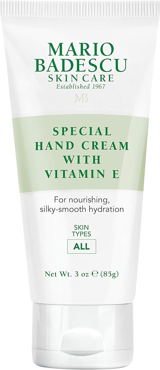 Hand Cream With Vitamin E for Dry Cracked Hands, Moisturizing, Light and Fast-Absorbing, Ideal for All Skin Types