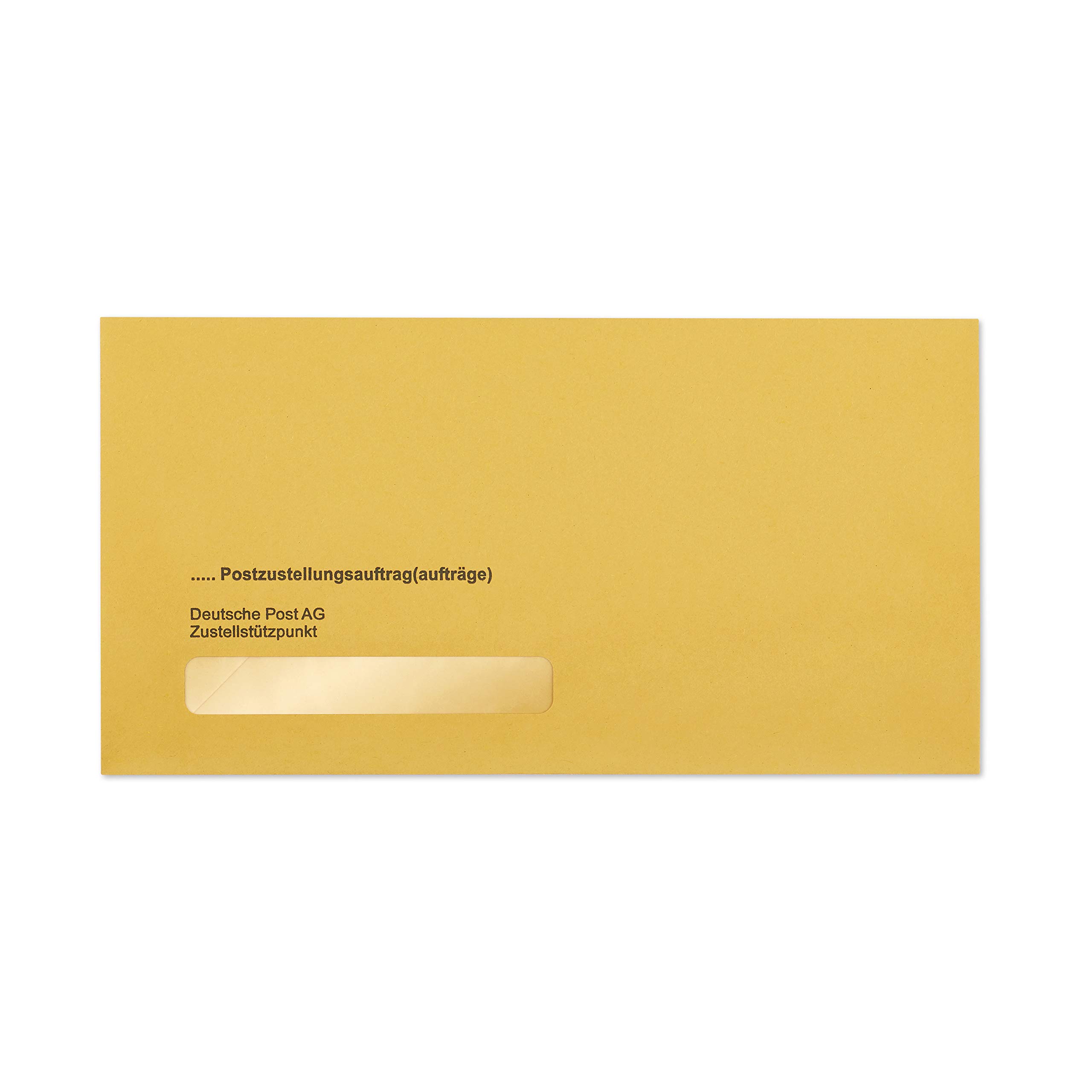 MASHPAPER 500x Äußere Postzustellungshüllen mit Fenster - Format 120x235 mm